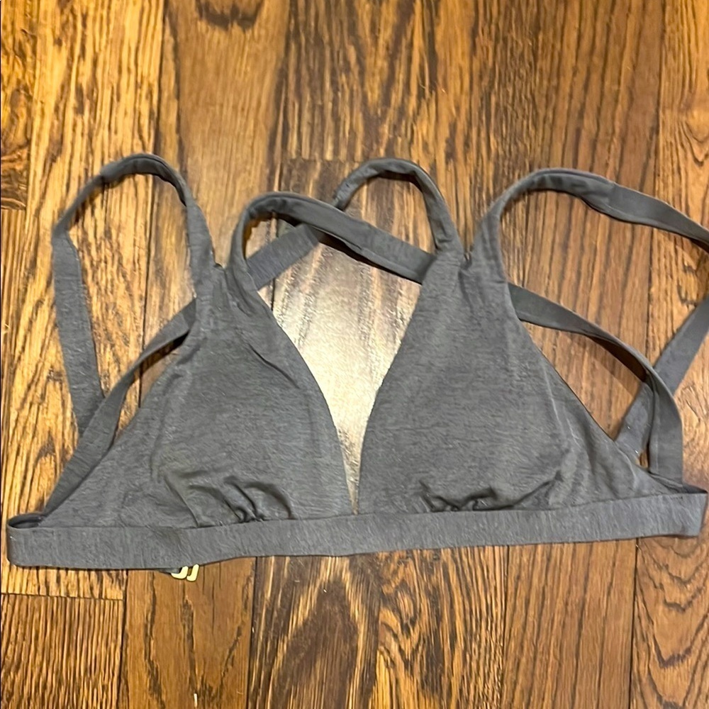 Gray Triangle Bralette